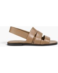 Vince - Mazie Leather Slingback Sandals - Lyst
