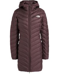 The North Face Embroidered Quilted Shell Hooded Down Coat - Brown