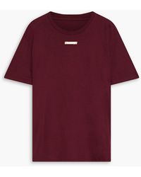 Maison Margiela - Cotton-jersey T-shirt - Lyst