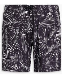 Michael Kors - Mid-length Printed Swim Shorts - Lyst