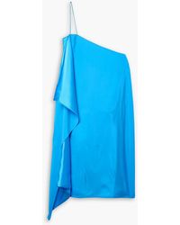 GAUGE81 - Misaki Asymmetric Duchesse Silk-satin Mini Dress - Lyst