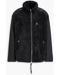 adidas - Two-tone Shell-paneled Fleece Jacket - Lyst