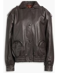 Blazé Milano - Charlie Leather Biker Jacket - Lyst