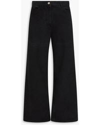 The Attico - High-rise Wide-leg Jeans - Lyst