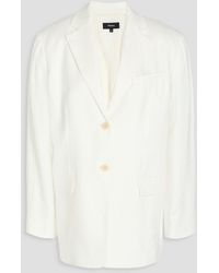 Theory - Linen-blend Twill Blazer - Lyst
