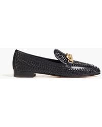 Tory Burch - Embellished Leather Loafers - Lyst