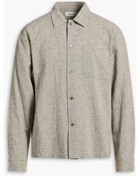 FRAME - Cotton And Linen-Blend Shirt - Lyst
