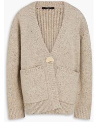 Mother Of Pearl - Marled Wool-blend Cardigan - Lyst