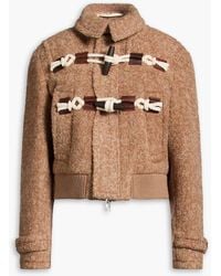 S.S.Daley - Cropped Alpaca-blend Bomber Jacket - Lyst