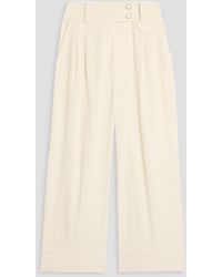FARM Rio - Cotton-Corduroy Wide-Leg Pants - Lyst