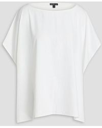 James Perse - Oversized-oberteil aus webstoff - Lyst