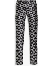 Dolce & Gabbana - Printed Silk-twill Pants - Lyst
