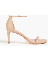 Stuart Weitzman - Amelina 75 sandalen aus leder - Lyst