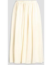 Gabriela Hearst - Chiara Linen Midi Skirt - Lyst