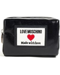 Love Moschino Beauty Cases & Wash Bags - Black