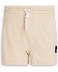adidas Originals - Shorts aus meliertem frottee aus einer baumwollmischung mit applikationen - Lyst
