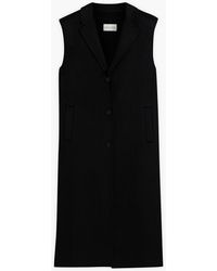 Loulou de Saison - Deanna Brushed Wool And Cashmere-blend Felt Vest - Lyst