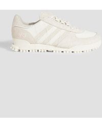 Y-3 - Marathon Tr Shell, Suede And Leather Sneakers - Lyst