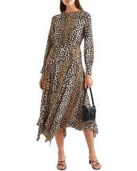 rixo leopard print dress