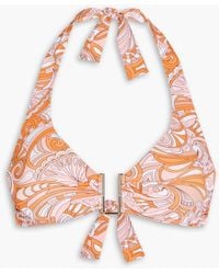 Melissa Odabash - Colombia Paisley-Print Triangle Bikini Top - Lyst