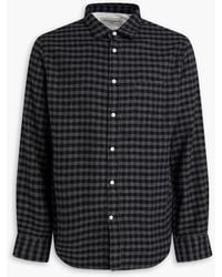 Officine Generale - Lipp Gingham Cotton-Flannel Shirt - Lyst