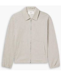 MR P. - Golf Gingham Cotton-Blend Seersucker Blouson Jacket - Lyst