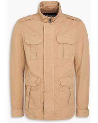 Herno - Cotton And Linen-Blend Field Jacket - Lyst