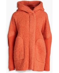 Gentry Portofino - Oversized Alpaca-blend Hooded Coat - Lyst