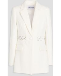 Rebecca Vallance - Claire blazer aus bouclé-tweed mit kettenverzierung - Lyst