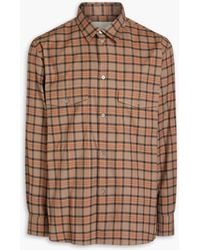 Studio Nicholson - Oversized Checked Cotton-twill Shirt - Lyst
