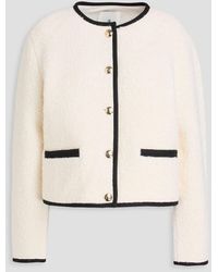 Anine Bing - Logan Wool-Blend Bouclé-Tweed Jacket - Lyst