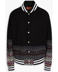 Missoni - Jacquard-knit Cotton Bomber Jacket - Lyst