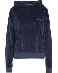 WSLY - Eco Plush Embroidered Cotton-blend Velour Hoodie - Lyst