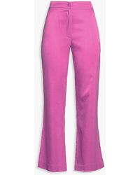 Casa Raki - Cupro Bootcut Pants - Lyst