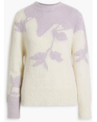Erdem - Salma Intarsia Mohair-blend Sweater - Lyst