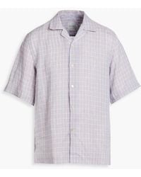 Paul Smith - Checked Linen Shirt - Lyst