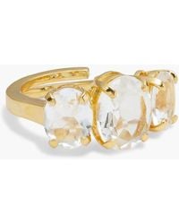 Bounkit - Gold-tone Quartz Ring - Lyst