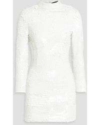 retroféte - April Sequined Tulle Mini Dress - Lyst