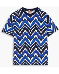 Missoni - Printed Cotton-jersey T-shirt - Lyst