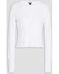 Monrow - Cotton And Modal-blend Jersey Top - Lyst