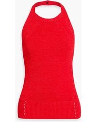 Proenza Schouler - Leona Knitted Halterneck Top - Lyst