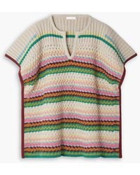 See By Chloé - Striped Knitted Sweater - Lyst