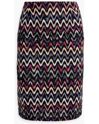 Missoni - Crochet-knit Wool-blend Pencil Skirt - Lyst