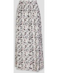 Gestuz - Josygz Gathered Floral-print Woven Maxi Skirt - Lyst