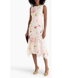 monique lhuillier printed lace mini dress Ava Lace Mini Dress by ML Monique Lhuillier