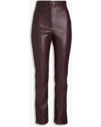 パンツ Rotate Birger Christensen Bordeaux Faux Leather Trousers ROTATE BIRGER CHRISTENSEN Pants for Women | Online Sale up