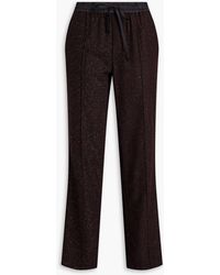 Rag & Bone - Farris Wool-blend Tweed Straight-leg Pants - Lyst