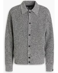 Rag & Bone - Dexter cardigan aus einer melierten baumwollmischung - Lyst