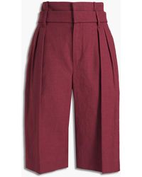 NWT BRUNELLO CUCINELLI Women's Brown Cotton Blend Shorts Size 6/42 $1250