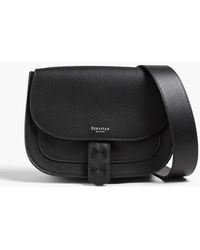 Serapian - Luna Pebbled-Leather Cross-Body Bag - Lyst